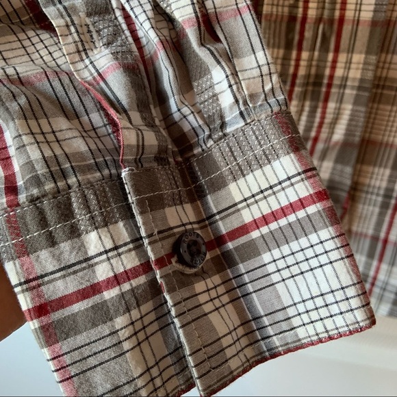 ROOTS 73 men’s size large plaid shirt - Picture 5 of 8